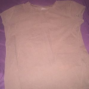 Just a plain brown shirt